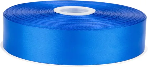 Miniatura 94 de Cinta de satén de doble cara de 1-1/2 pulgadas x 100 yardas, cinta de poliéster negra para envolver regalos, decoración de boda, arreglos florales