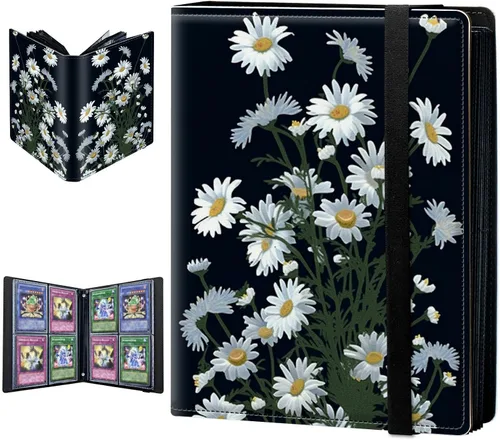 Miniatura 13 de Carpeta para tarjetas intercambiables, 4 bolsillos para tarjetas intercambiables, 160 bolsillos de doble cara, funda para tarjetas