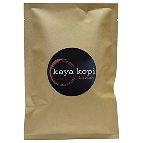 Miniatura 10 de Kaya Kopi Granos de café arábica Kopi Luwak de Indonesia Wild Palm Civets (miel kopi, 3.52 onzas (paquete de 1))