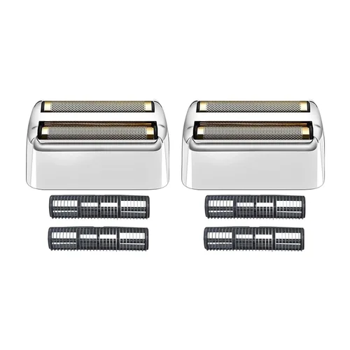 Miniatura 9 de Paquete de 4 láminas de repuesto para afeitadora y cortadores compatibles con BaBylissPRO Double FXFS2 de repuesto de lámina de metal