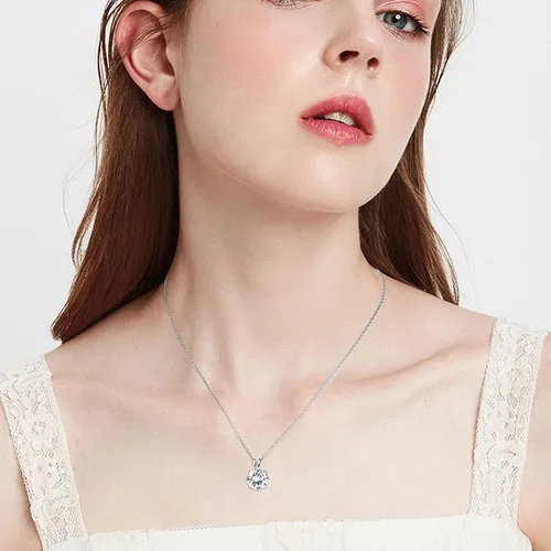 Miniatura 2 de PURELOVE Necklace for Women Gifts for Women Anniversary Birthday Christmas Mothers Day Valentine's Day Jewelry With Forever Flowers Necklace for