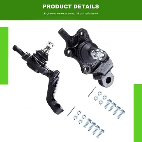 Miniatura 2 de SCITOO - Juego de 8 piezas de suspensión 2 delanteras inferiores 2 superiores de bola 2 interiores 2 exteriores para Toyota Tacoma K90259 K90258