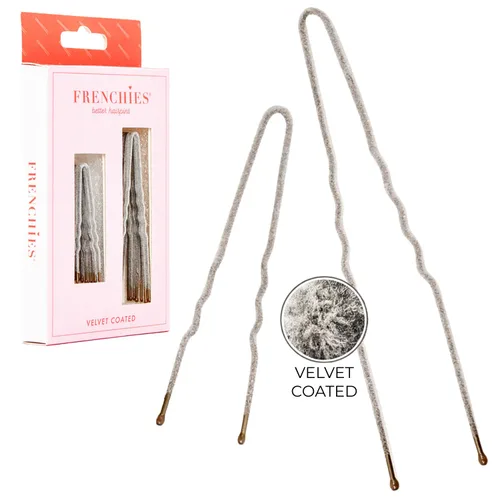 Miniatura 12 de Frenchies Horquilla de pelo French Twist, horquillas de pelo francés ultra suaves para mujeres, bodas, extensiones o peluca, 20 unidades, color negro