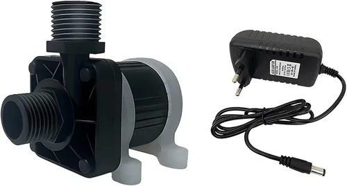 Miniatura 8 de Bomba de circulación de calefacción silenciosa refrigerada por agua pequeña DC12/24V Bomba sumergible de bombeo de motor sin escobillas Cabeza
