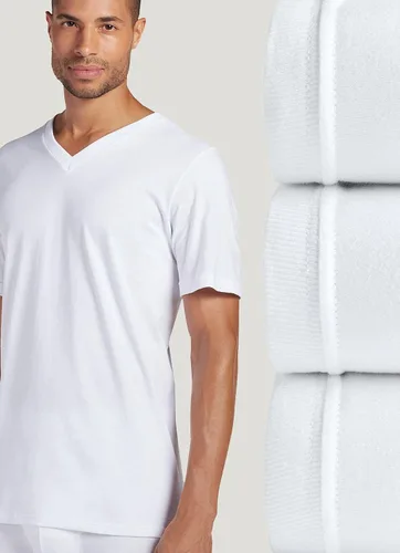 Miniatura 7 de Jockey Camiseta interior clásica con cuello en V para hombre, paquete de 3