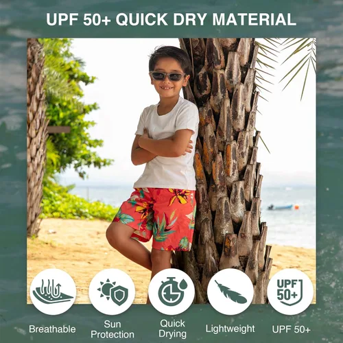 Miniatura 18 de Kanu Surf Traje de baño Yolo de secado rápido UPF 50+ para niños