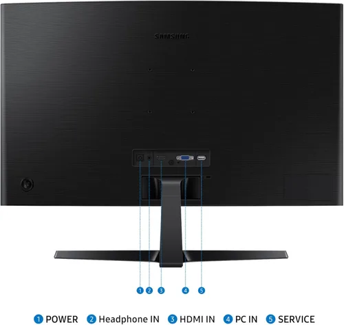 Miniatura 8 de Samsung Monitor de computadora curvo FHD 1800R Essential S3 (S36GD) de 27 pulgadas, 100Hz, modo de juego, comodidad ocular avanzada, puertos HDMI