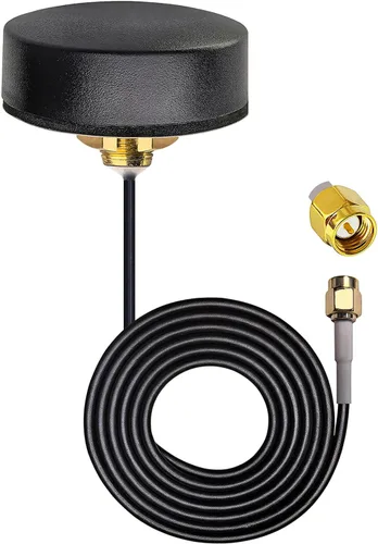 Miniatura 7 de Antena mimo SMA para exteriores de 3.2 pulgadas de diámetro de 6.5 pies 4G LTE, compatible con estación de carga de enrutador, telemetría, máquinas