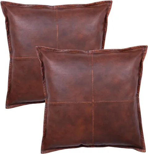Miniatura 49 de Funda de almohada de piel de cordero – Funda de cojín para sofá, fundas decorativas para sala de estar o dormitorio de 20 x 20 pulgadas – Caja