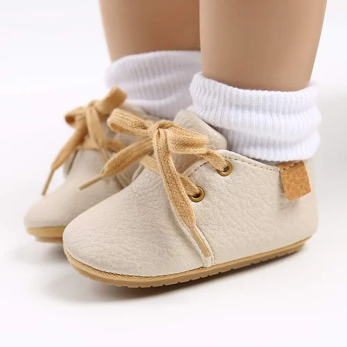 Miniatura 2 de E-FAK Zapatos unisex para bebés, niños y niñas, antideslizantes, para recién nacidos, primeros pasos, zapatos de cuna