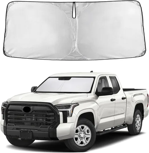 Miniatura 52 de Autovir Parasol para parabrisas Rivian R1S 2022-2024 2025 2026, parasol para ventana delantera, protección UV, bloqueador de calor, accesorios