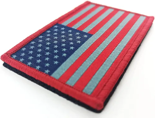 Miniatura 4 de JBCD Paquete de 3 parches de bandera estadounidense, parche táctico de bandera del orgullo para ropa, sombrero, parche militar del equipo Paquete