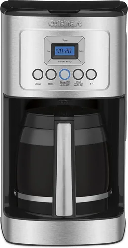 Miniatura 7 de Cuisinart - Cafetera con jarra de vidrio de 14 tazas, totalmente automática para control de intensidad de preparación y ajuste de 1-4 tazas, acero