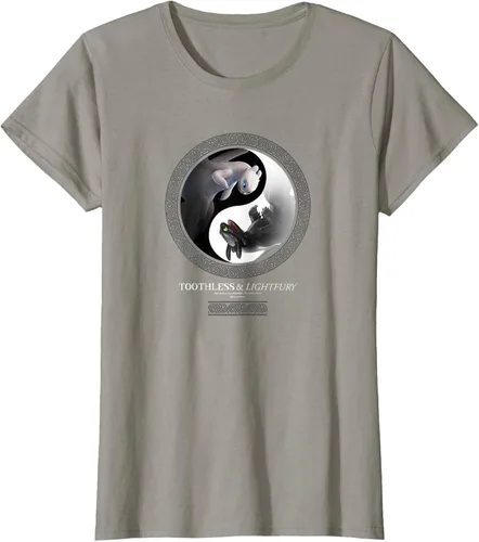 Miniatura 30 de Cómo entrenar a tu dragón 3 Yin Yang Dragon Camiseta