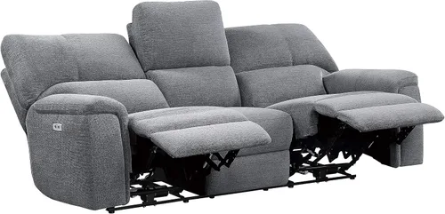 Miniatura 5 de Lexicon Evanside Wall Hugger - Sofá reclinable eléctrico, color carbón