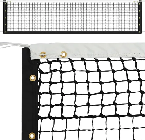 Tennis Net Professional Tennis Court Net 42FT Replacement Nets Heavy Duty Sport Nets with 2 Fiberglass Dowels, Compatible with Outdoor Indoor