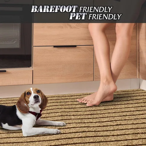 Miniatura 5 de Alfombra de pasillo ANTPOP de 2 pies x 6 pies para interior y exterior, alfombra lavable con respaldo de goma, alfombra de pasillo para pasillo