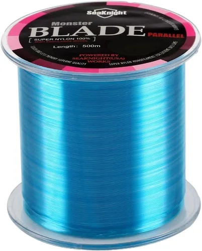Miniatura 12 de Línea de pesca monofilamento SeaKnight Blade, 547 yardas/1094 yardas de material japonés, alta resistencia a la abrasión, baja ductilidad y memoria