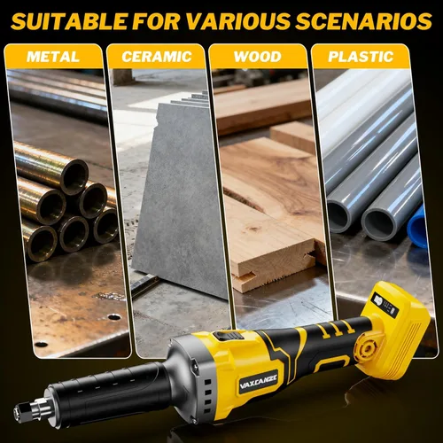 Miniatura 7 de Amoladora de troquel de frenado sin escobillas de 1100 W compatible con batería Dewalt de 20 V, velocidad variable de 3 niveles de hasta 26000 RPM