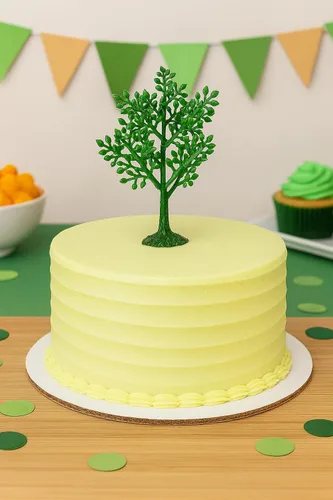 Miniatura 4 de Oasis Supply Ramas de 4 pulgadas con soportes, juego de 12 piezas para decoración de pasteles, temas forestales, paisajes y paisajes de fiesta