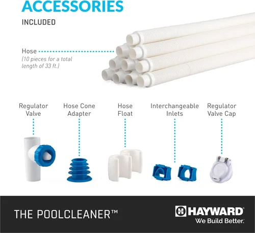 Miniatura 4 de Hayward W3PVS20JST Poolvergnuegen - Limpiador de piscina con succión para piscinas enterradas de hasta 16 x 32 pies