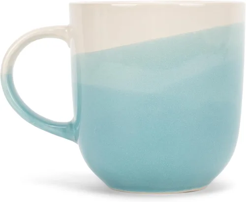 Miniatura 16 de Elanze Designs Paquete de 2 tazas de café de cerámica de cerámica de 14 onzas, color verde eucalipto