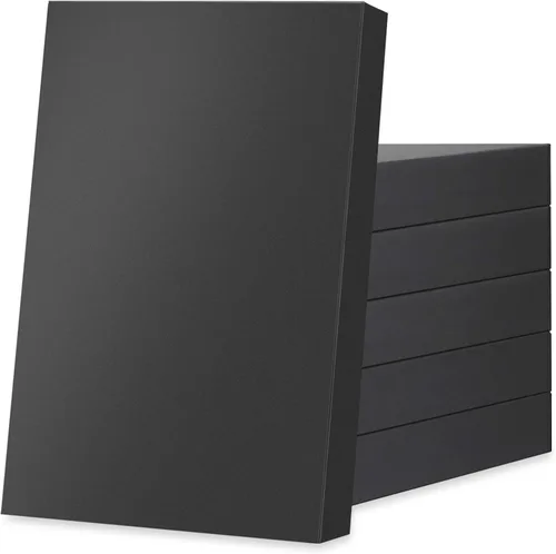 JINMING 6 cajas de regalo extragrandes con tapas de 17 x 11 x 2.5 pulgadas para ropa, cajas de regalo negras, cajas de ropa para el día de la madre,