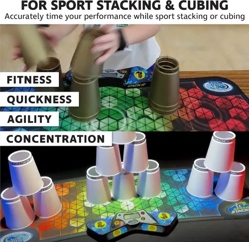 Miniatura 2 de Speed Stacks G5 Stackmat (Temporizador y Alfombrilla) Precisión hasta 0.001 Segundos, Baterías Incluidas Aprobado por las asociaciones