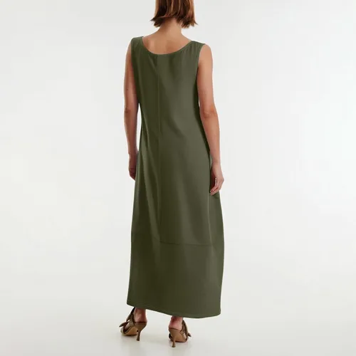 Miniatura 4 de Vestidos de iglesia para mujer 2025, casual, holgado, sin mangas, largo, fluido, vestido de verano con bolsillos
