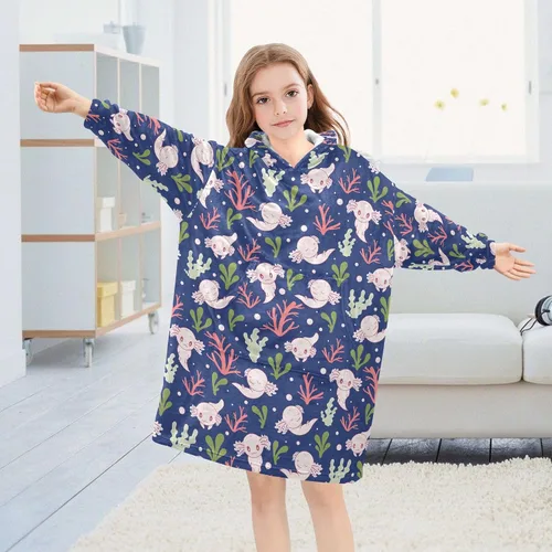 Miniatura 4 de Mantas para niños, súper suaves, cálidas, acogedoras, de gran tamaño, con bolsillo, regalos de 3 a 14 años para niños y niñas y adolescentes Lindo
