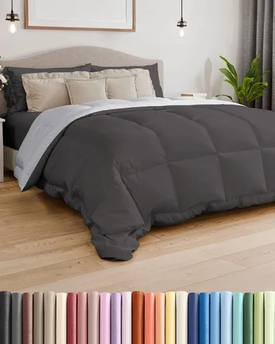Miniatura 23 de Tamaño Individual, Edredón de Plumón Blanco Alternativo - Cálido y Ligero - Juego de Ropa de Cama de Calidad Hotelera de Lujo y Transpirable