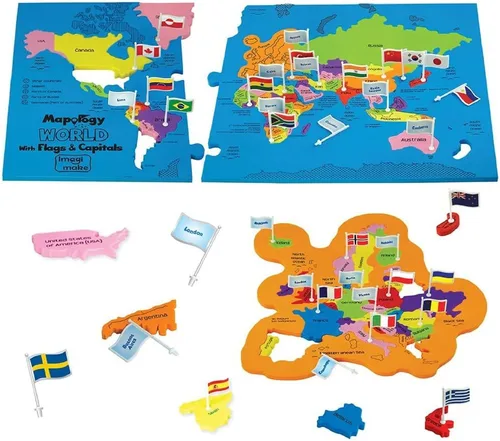 Miniatura 10 de Imagimake Mapology Monumentos del Mundo Rompecabezas 3D para niños de 8 a 10 años Juguetes educativos y de aprendizaje para 5 a 7 años