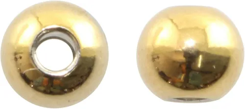 Miniatura 3 de Paquete de 100 cuentas espaciadoras redondas lisas de acero inoxidable 304 de 0.236 pulgadas (0.236 in), cuentas sueltas sin costuras para hacer