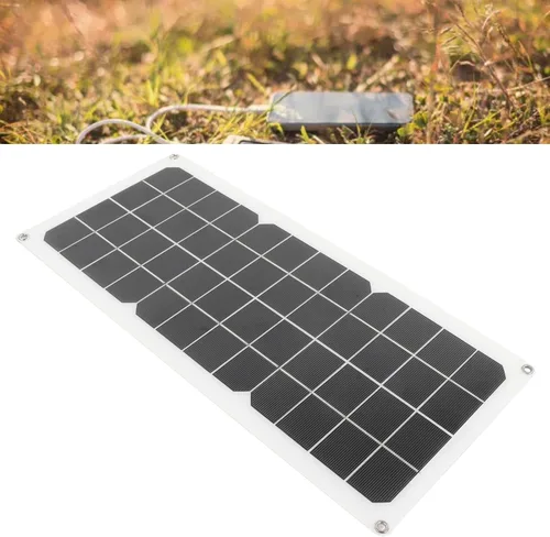 Miniatura 6 de Panel solar de 10W 12V, alta eficiencia de conversión, panel solar portátil de silicio monocristalino, cargador de panel solar de protección contra