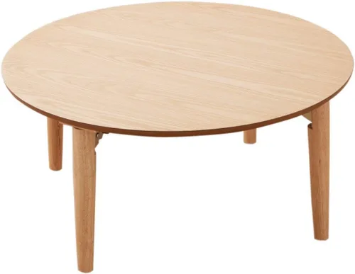 Miniatura 21 de EMOOR Mesa auxiliar plegable de madera rectangular pequeña (17.7 x 23.6 pulgadas), color blanco, mesa baja para sentarse en el suelo, espacio