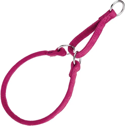 Miniatura 7 de Comfort - Collar martingala redondo de microfibra para perros (ancho 1/2 pulgadas de largo, 24 pulgadas), color negro
