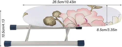 Miniatura 5 de Haofy Tabla de planchar pequeña, mini tabla de planchar plegable, tabla de planchar portátil que ahorra espacio para costura, sala de manualidades