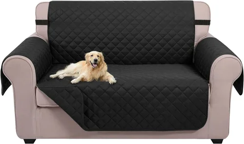 Miniatura 15 de U-NICE HOME Funda de sofá reversible para perros con correas elásticas, resistente al agua, protector de muebles para mascotas, funda de sofá