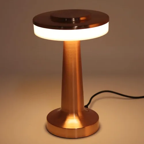 Miniatura 4 de ASHATA LED portátil con control táctil retro, lámparas de mesa modernas, 3 niveles de temperatura de color, luz nocturna recargable para hotel