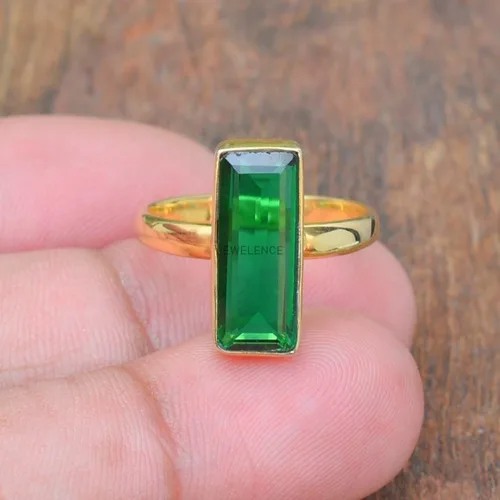 Miniatura 5 de Anillo de plata de ley maciza superpuesta de oro amarillo de 18 quilates para mujer, anillo de compromiso de plata esterlina, juego de bisel