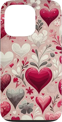 Miniatura 9 de Funda romántica para iPhone 11 Pro Max con corazones encantadores para el día de San Valentín