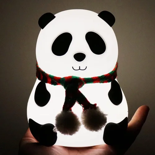 Luz nocturna LED para niños, bonita luz nocturna de enfermería, lámpara de cuidado de los ojos no parpadeante, recargable por USB, control táctil,