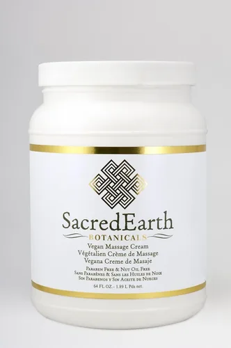 Miniatura 2 de Crema de masaje vegana (tubo de 8 onzas), sin perfume, dispersable en agua, sin aceite de nuez, sin gluten y solo contiene aceites y extractos