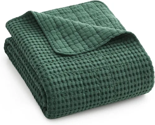 Miniatura 23 de Levtex Home Mills Waffle - Juego de colcha King (122 x 106 pulgadas) con 2 fundas de almohada (36 x 20 pulgadas) - Rubor - Juego de colcha de Blush