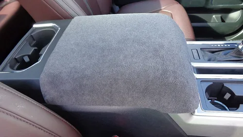 Miniatura 5 de Car Console Covers Plus Fabricado en Estados Unidos diseñado para adaptarse tanto a consolas de asiento delantero como trasero para Nissan Armada
