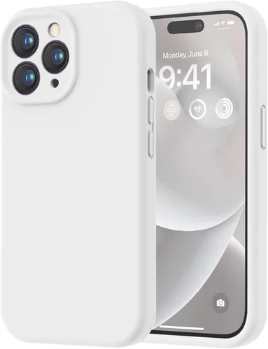 Miniatura 340 de LOVE 3000 Compatible con Funda para iPhone 15, [Cámara de Cobertura Completa de Silicona Suave] [Protección contra Caídas de 8 pies], Forro de Negro