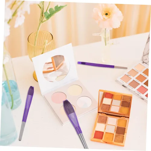 Miniatura 3 de MERRYHAPY Neto maquillaje cepillo cubierta cerdas protector PE material fácil de usar 150pcs cantidad esencial para viajes