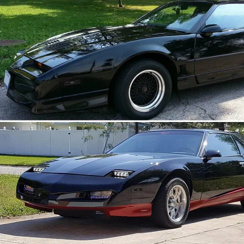Miniatura 4 de Para Pontiac Firebird 1982-1992, Chevy Camaro 1982-1992 Carcasas de marcador lateral de parachoques delantero de repuesto lente ahumada Vivienda
