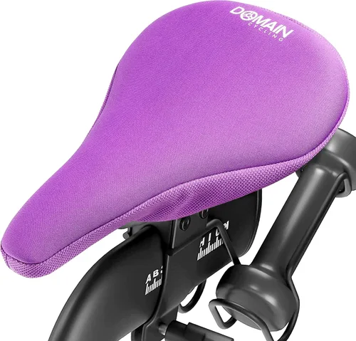 Miniatura 10 de Domain Ciclismo Premium Bike Gel asiento funda de cojín 10.5 x 7 pulgadas, la más cómoda silla de montar para bicicleta con cojín para Clase