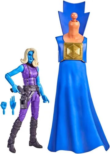 Miniatura 3 de Marvel Legends Series - Figura de acción a escala de 6 pulgadas, nebulosa de atraco de juguete, diseño premium, 1 figura, 1 accesorio y 2 piezas